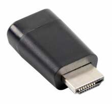 Adapter HDMI-A(M) - VGA(F) Lanberg AD-0016-BK, must