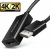 Adapter DisplayPort - HDMI AXAGON RVD-HI20N, 4K/60Hz