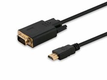 Adapter HDMI-VGA Savio CL-103, must