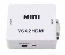 Adapter VGA-HDMI Savio CL-110, valge