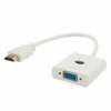 Adapter HDMI-VGA Savio CL-27, valge