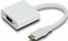 Adapter Mini HDMI - VGA MicroConnect, valge