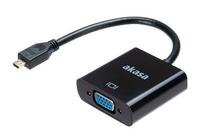 Adapter Micro HDMI to VGA Akasa AK-CBHD21-15BK, must
