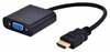 Adapter HDMI-A(M) - VGA(F) Gembird A-HDMI-VGA-03, must