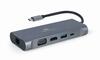 Multi Port Adapter USB Type-C Gembird A-CM-COMBO7-01, hall