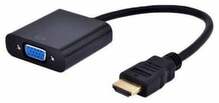 Adapter HDMI-A(M) - VGA(F) Gembird A-HDMI-VGA-03, must