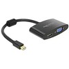 Adapter Mini DisplayPort to HDMI/VGA DeLOCK 65553, must