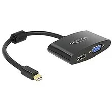 Adapter Mini DisplayPort to HDMI/VGA DeLOCK 65553, must