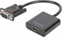 Adapter VGA-HDMI Digitus DA-70473, must