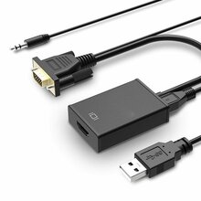 Adapter VGA-HDMI Gembird A-VGA-HDMI-01, must