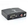 Adapter VGA ja audio to HDMI Lindy 38165, must