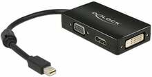 Adapter Mini DisplayPort – HDMI/VGA/DVI Delock