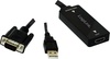 Adapter VGA koos heliga HDMI Logilink CV0060, must
