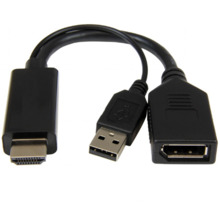 Adapter HDMI to DisplayPort Gembird A-HDMIM-DPF-01, must
