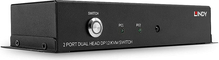 KVM-lüliti Lindy 39306, 2 pordiga, Dual Head DisplayPort 1.2