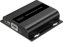 Vastuvõtja Digitus DS-55354 HDMI IP PoE, 4K/60Hz, must