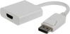 Adapter Gembird A-DPM-HDMIF-002-W, 0.1 m, valge