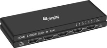 Jagaja Equip 332717, HDMI 2.0, 4 porti, must