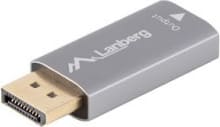 Adapter Lanberg AD-DP-HD-01, hõbe