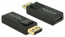 Adapter Delock 65573, DisplayPort 1.2 male to HDMI female, must, 4K aktiivne