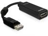 Adapter Delock DisplayPort male to HDMI female, 0.2 m, must