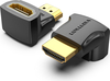 Adapter Vention AIOB0, HDMI, 90 kraadi, must