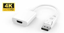 Adapter MicroConnect DP 1.2 to HDMI, 0.15 m, valge