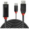 Kaabel Lindy 41500, HDMI + USB Type-A to DisplayPort, 3 m, must