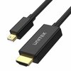 Kaabel Unitek V1152A, mini DisplayPort - HDMI, 2 m, must