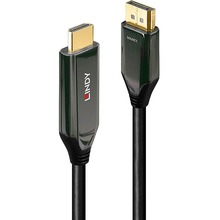 Adapter Lindy 40927, aktiivne DisplayPort to HDMI, 3 m, must