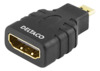 Adapter Deltaco HDMI-24-K, micro HDMI, 4K UHD 30Hz, must