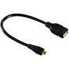 Kaabel Hama 00173892, USB - Micro USB, 0.15 m, must