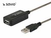 USB pikenduskaabel Savio CL-76, USB 2.0 A, 5 m, must