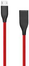 Kaabel Extra Digital, USB-Micro USB, 1 m, punane