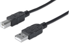 Kaabel Manhattan USB 2.0 AM-BM, 5 m, must