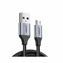Kaabel Ugreen, USB - Micro USB, 2 m, must/hall