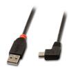 Kaabel Lindy 31972 USB 2.0 A - Mini-USB B, 2 m, must
