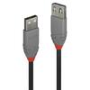 Kaabel Lindy 36700 USB2, 0,2 m, antratsiit