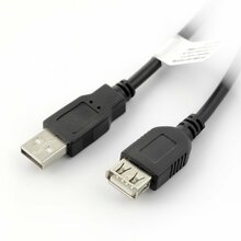 USB pikenduskaabel Lanberg CA-USBE-10CC-0018-BK USB 2.0 AM-AF, 1.8 m, must