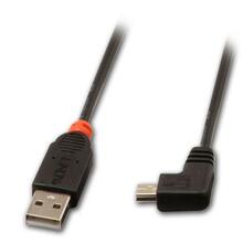 Kaabel Lindy 31972 USB 2.0 A - Mini-USB B, 2 m, must
