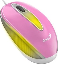 Hiir Genius DX-Mini, 1000 dpi, optiline, USB, roosa, RGB valgustus