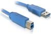 Kaabel Delock USB 3.0 A - Micro USB B, 3 m, sinine