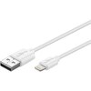 Kaabel Goobay 533833 USB A - Lightning, 0.5 m, valge