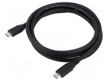 Kaabel Goobay USB-C USB4, 100 W, 40 Gbit/s, 1,5 m, must