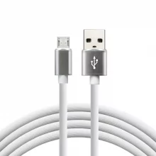 Kaabel Everactive CBS-1.5MW Micro USB, 2.4 A, 1,5 m, valge
