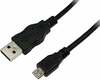 Kaabel Logilink CU0058, USB 2.0 A male - Micro USB B male, 1 m, must