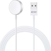 Laadija Tech-Protect UltraBoost magnetiline induktiivne USB-A, Apple Watch, 1,2 m, valge