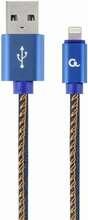 Kaabel Gembird CC-USB2J-AMLM-2M-BL, USB-A/Lightning, 2 m, sinine