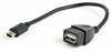 Kaabel Gembird USB OTG Mini BM - USB AF, 0.15 m, must