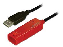 USB kaabel Lindy 42780 USB 2.0, 8 m, must